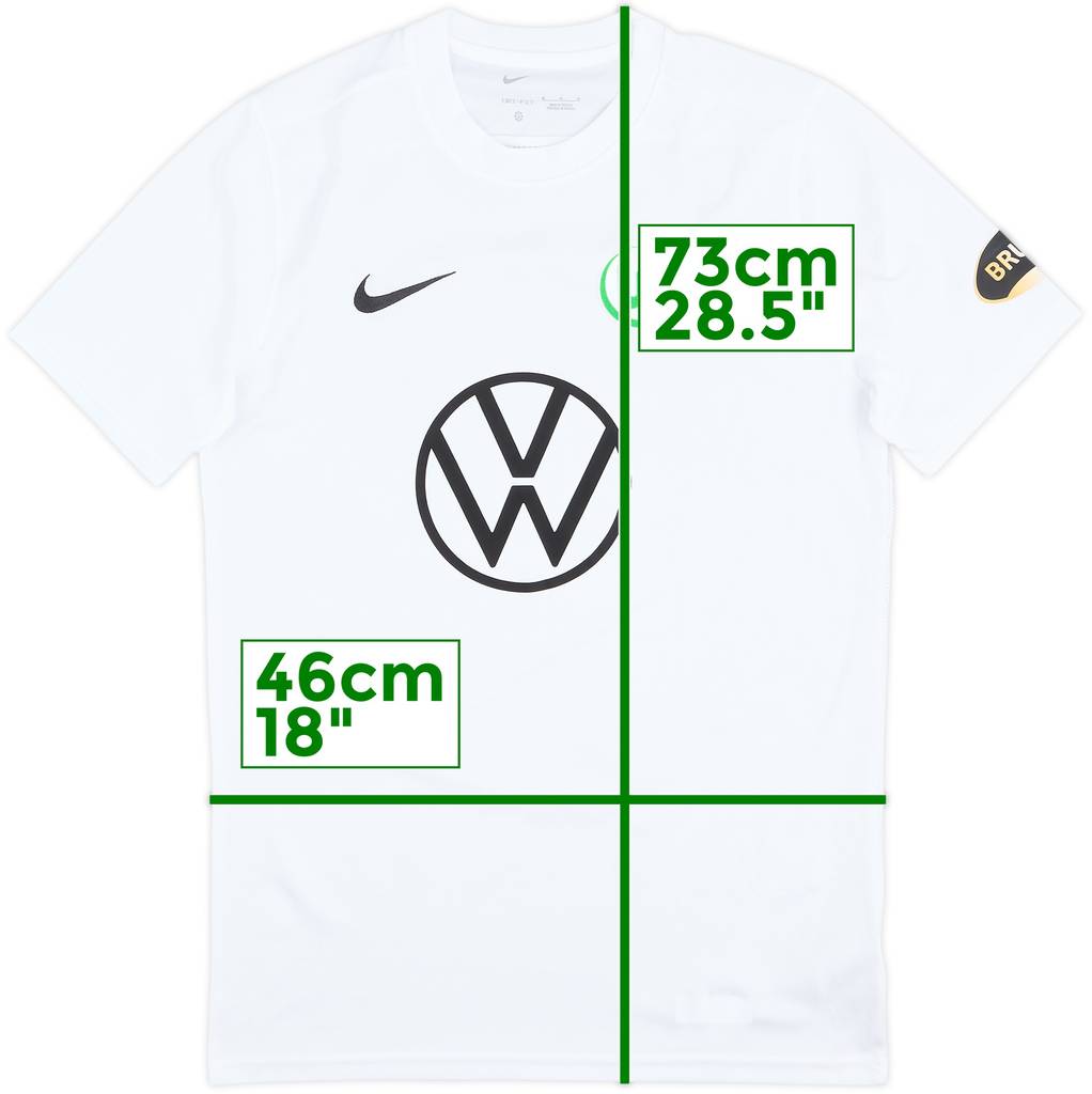 2021-22 Wolfsburg Nike Training Shirt - 10/10 - (M)