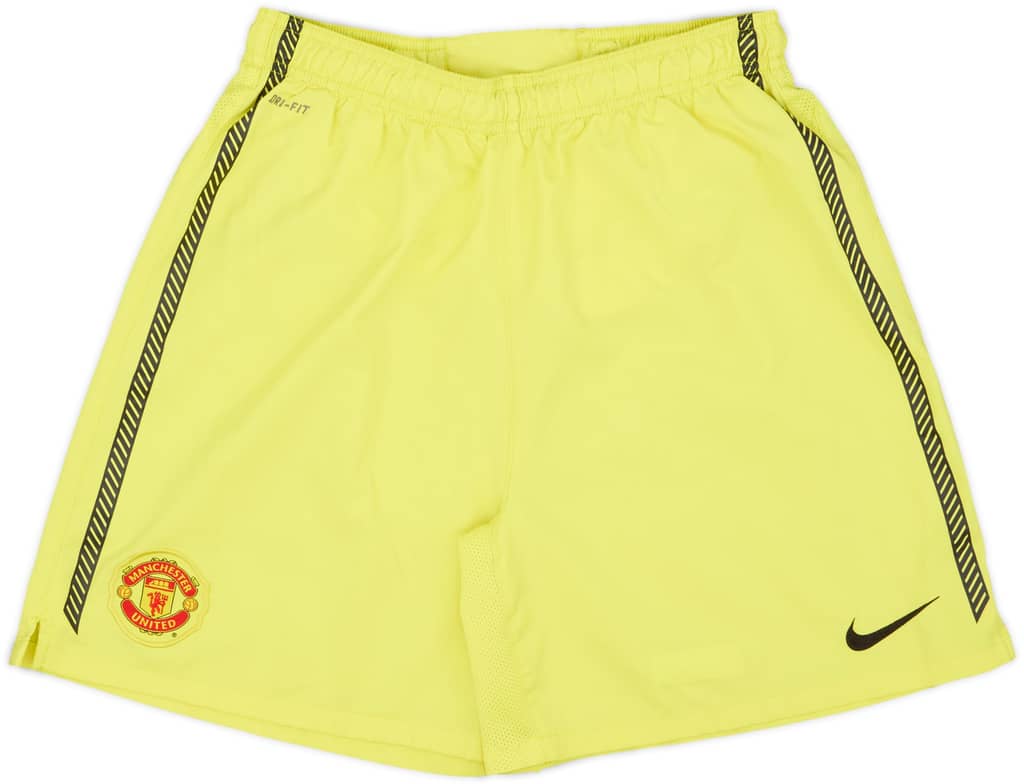 2010-11 Manchester United GK Shorts - 9/10 - (XL.Boys)