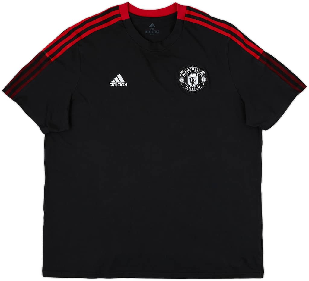 2021-22 Manchester United adidas Cotton Tee - 9/10 - (XXL)