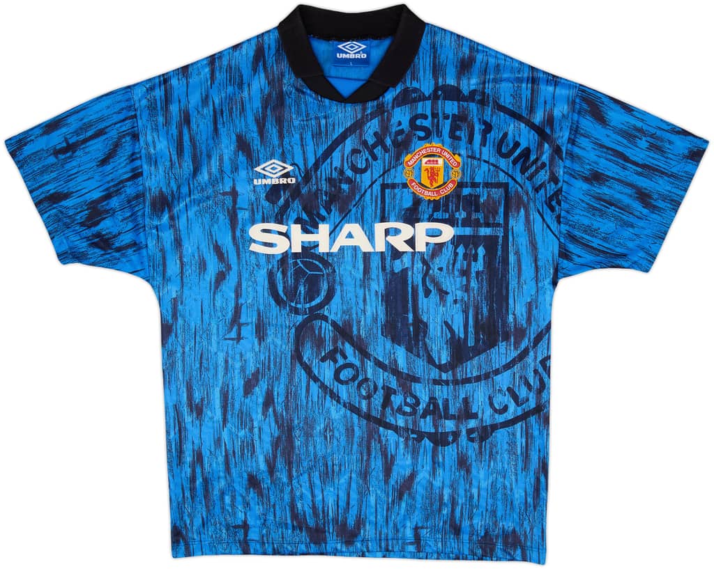 1992-93 Manchester United Away Shirt - 8/10 - (L)