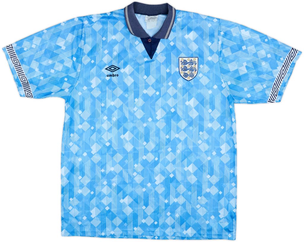 1990-92 Inglaterra Tercera Camiseta - 7/10 - (L)