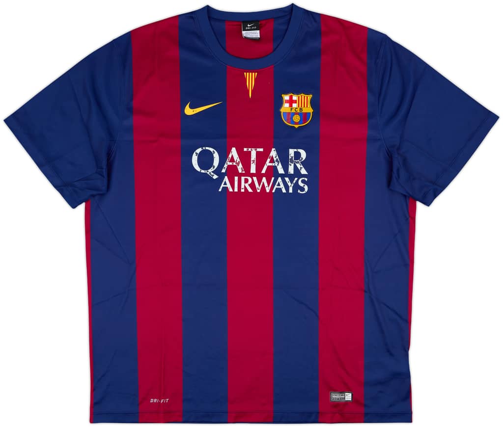 2014-15 Barcelona Basic Home Shirt - 5/10 - (XXL)
