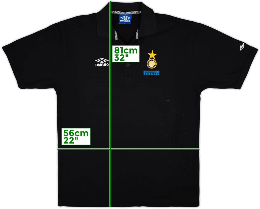 1995-96 Inter Milan Umbro Polo Shirt - 8/10 - (XL)