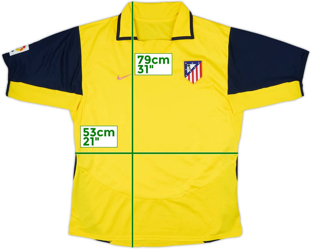 Camiseta de visitante del Atletico Madrid 2003-04 - 6/10 - (L)