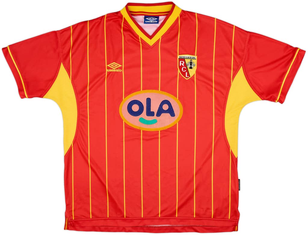 1999-00 Lens Home Shirt - 8/10 - (XXL)
