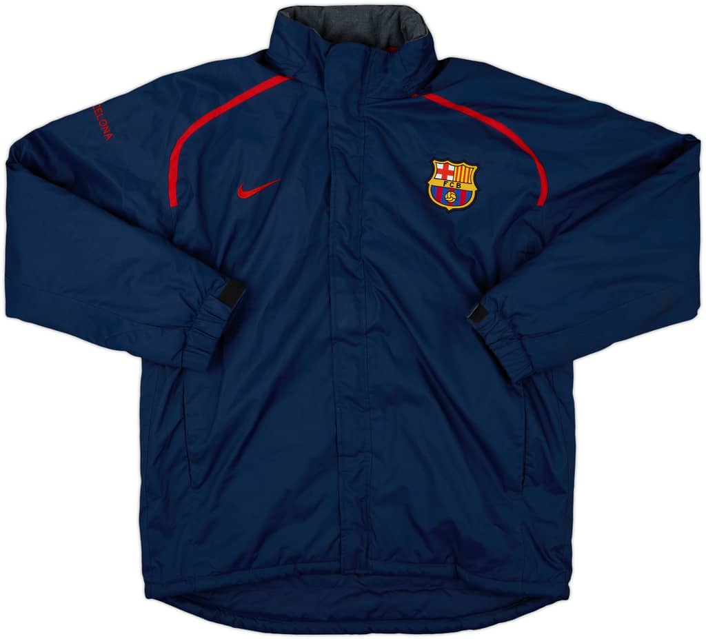2006-07 Barcelona Nike Padded Bench Coat - 8/10 - (L)