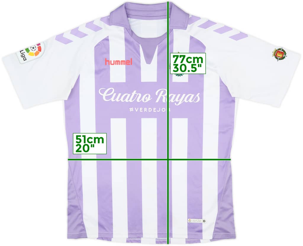 2018-19 Real Valladolid Home Shirt - 8/10 - (L)