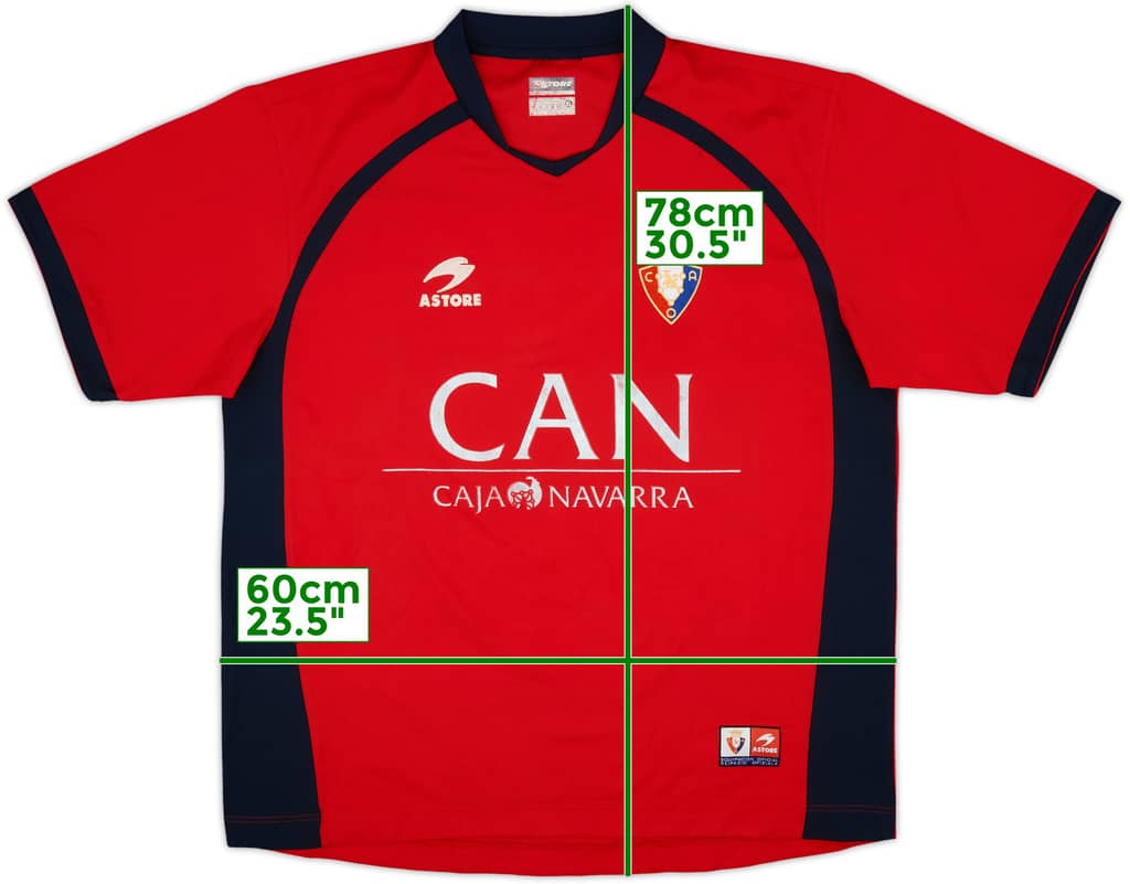 2004-05 Osasuna Home Shirt - 6/10 - (XL)