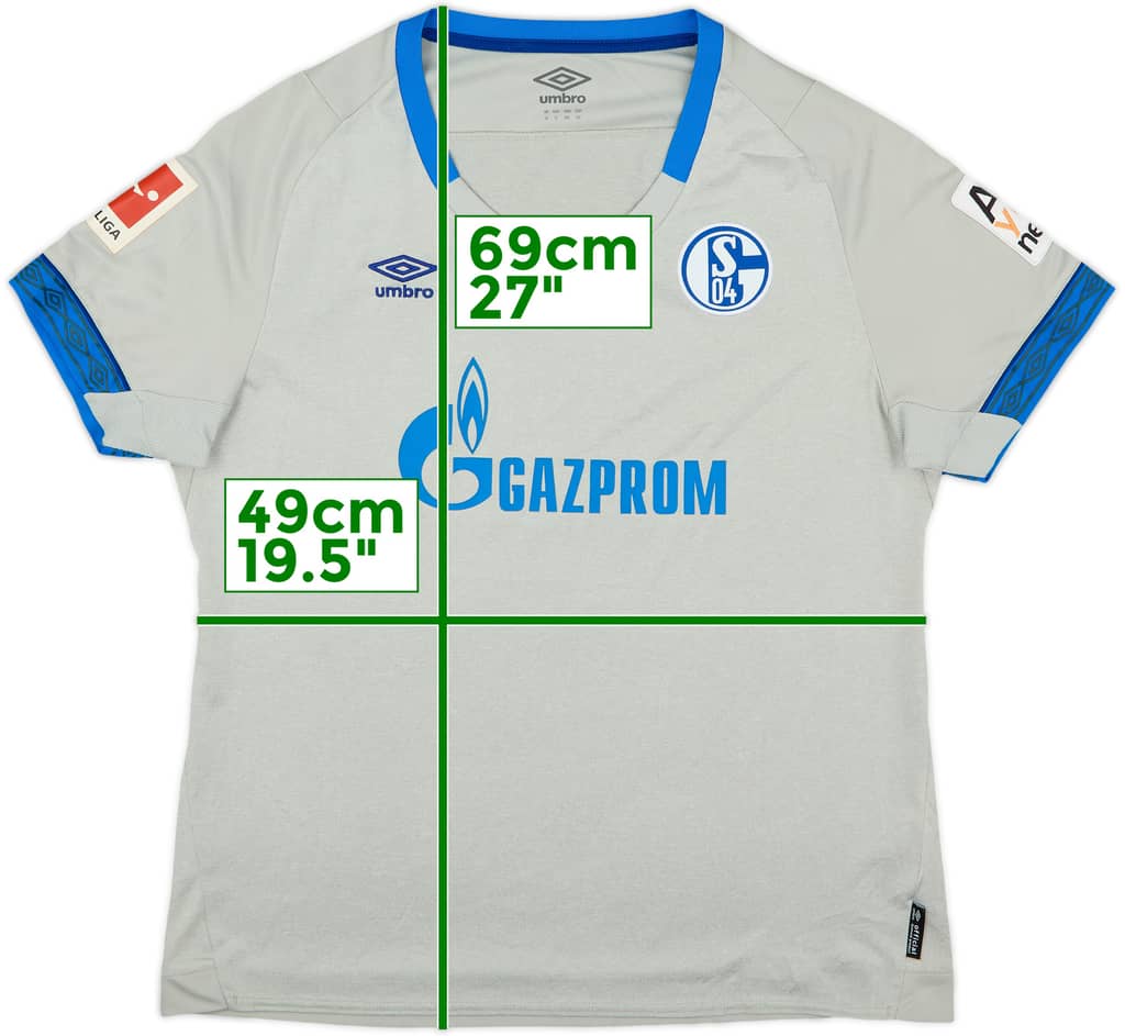 2018-19 Schalke Away Shirt - 8/10 - (Women's XL)
