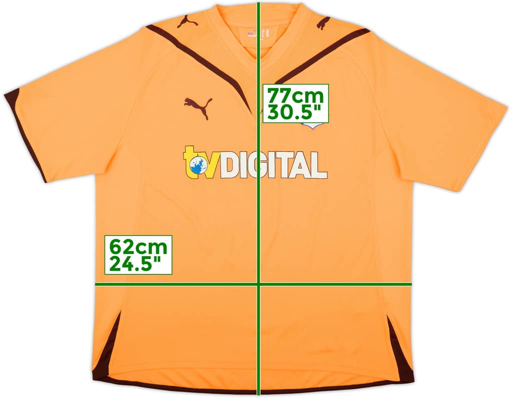 Camiseta de la tercera equipación del TSG Hoffenheim 2009-10 - 7/10 - (XXL)