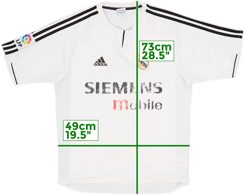 2003-04 Real Madrid Home Shirt - 4/10 - (S)