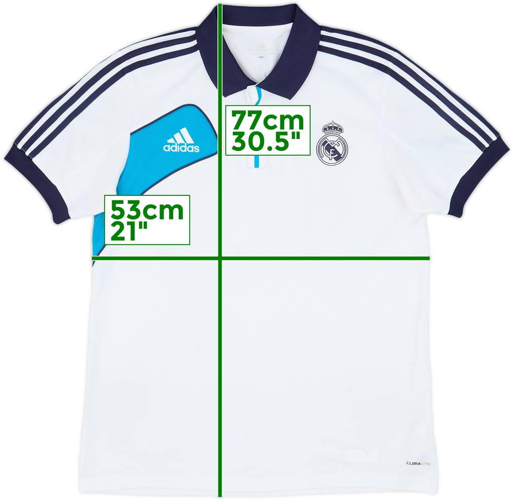 2012-13 Real Madrid adidas Polo Shirt - 5/10 - (L)