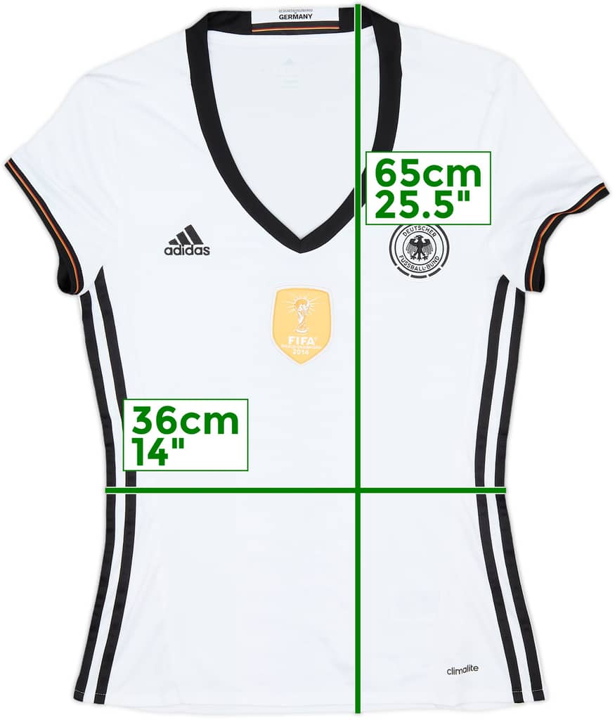 2015-16 Germany Home Shirt - 8/10 - (Women's S)