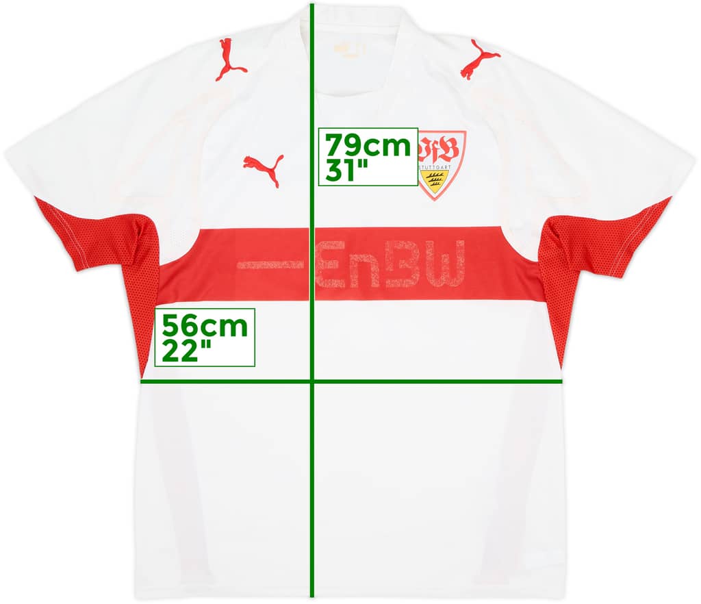 2007-08 Stuttgart Home Shirt - 4/10 - (XL)