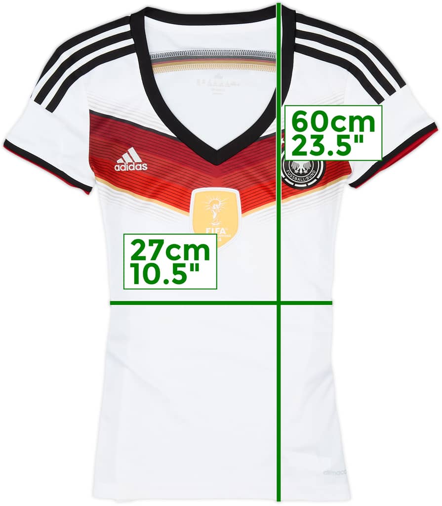 2014-15 Germany Home Shirt - 10/10 - (Women's 2XS)
