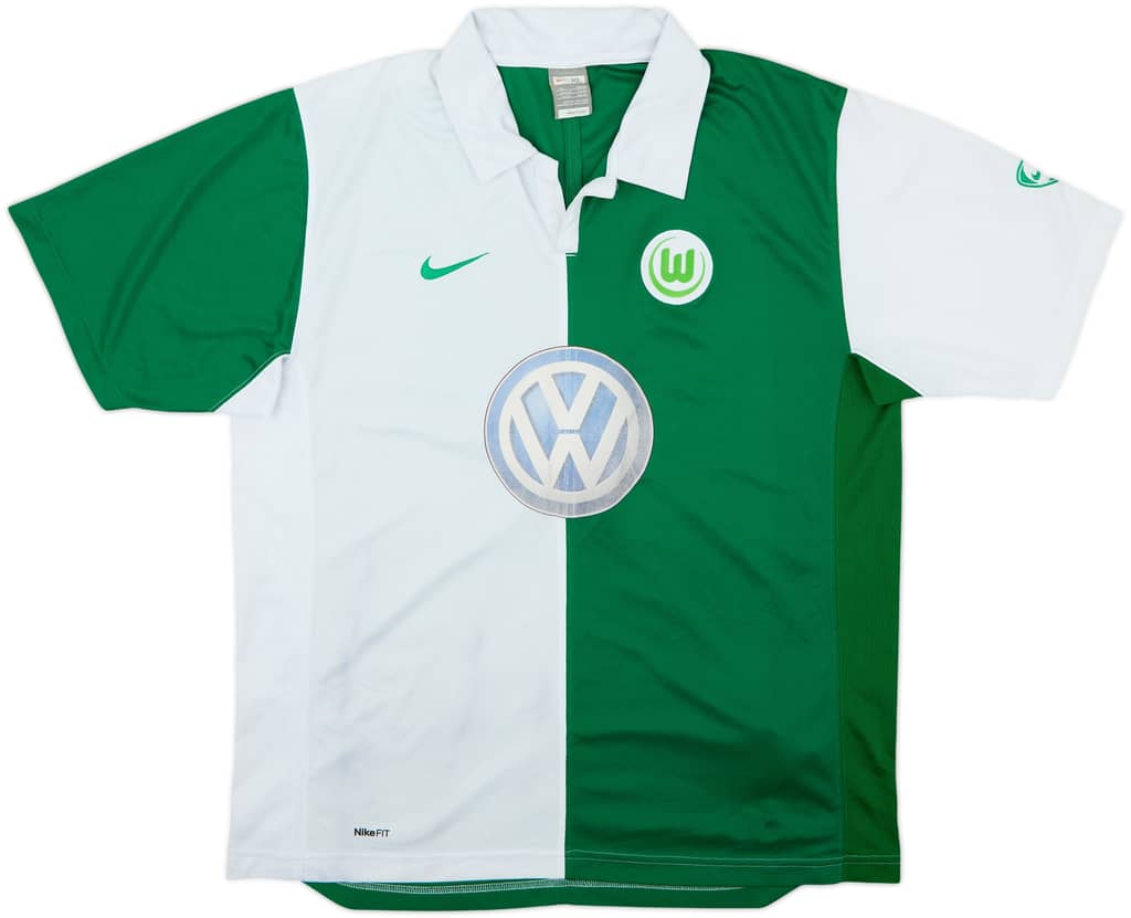 Camiseta de local del Wolfsburg 2007-08 - 6/10 - (XL)