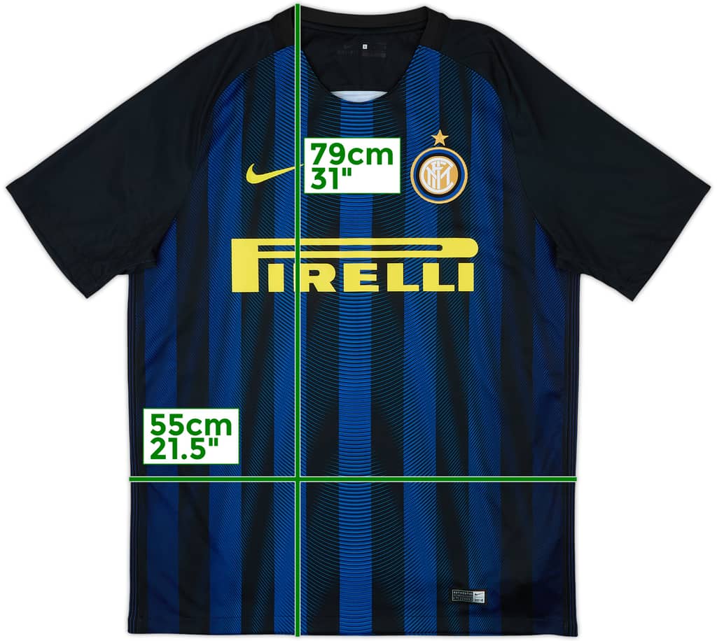 2016-17 Inter Milan Home Shirt - 9/10 - (L)