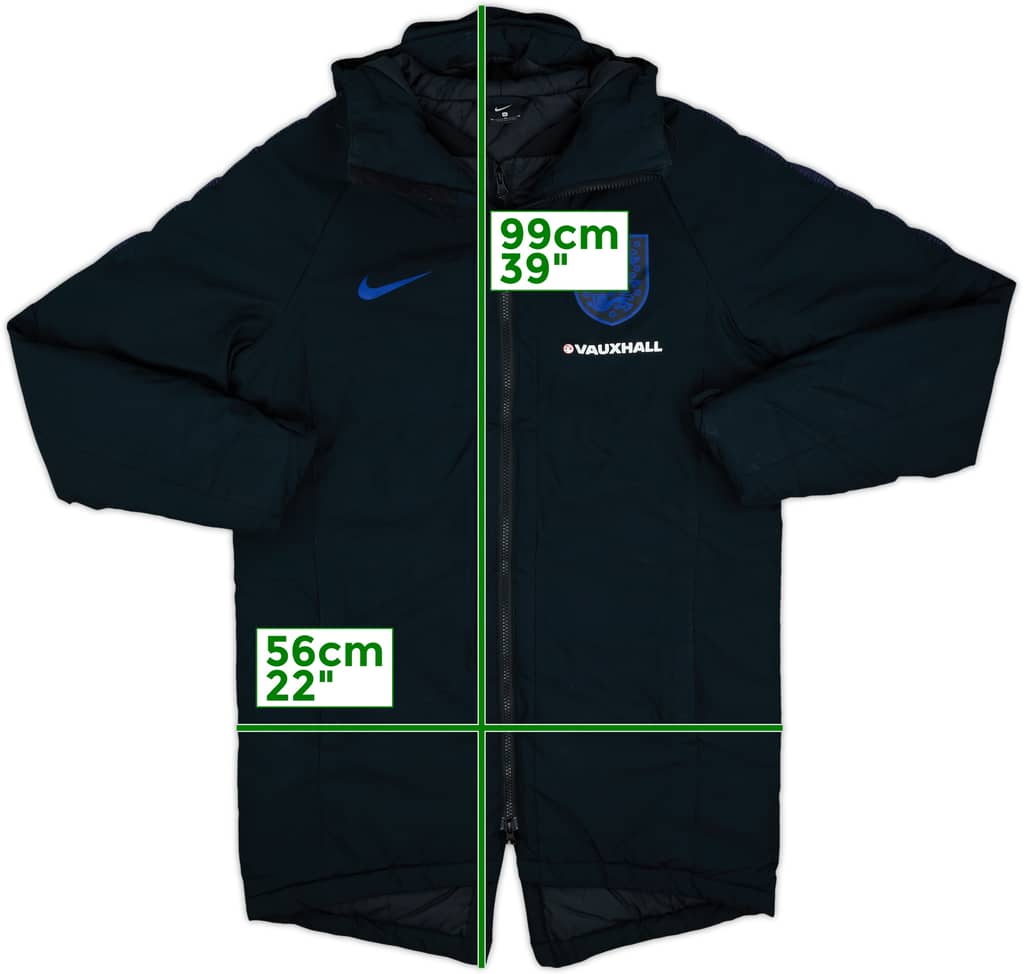2018-19 England Nike Padded Bench Coat - 8/10 - (M)