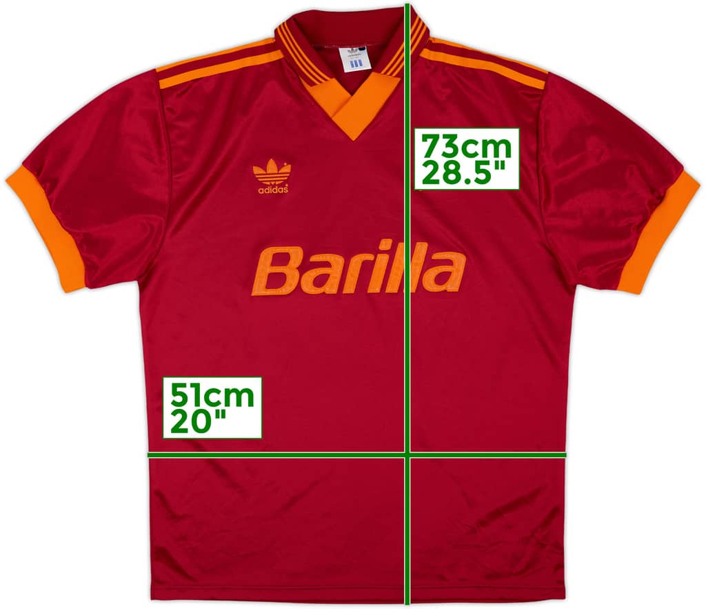 1992-94 Roma Home Shirt - 8/10 - (M)