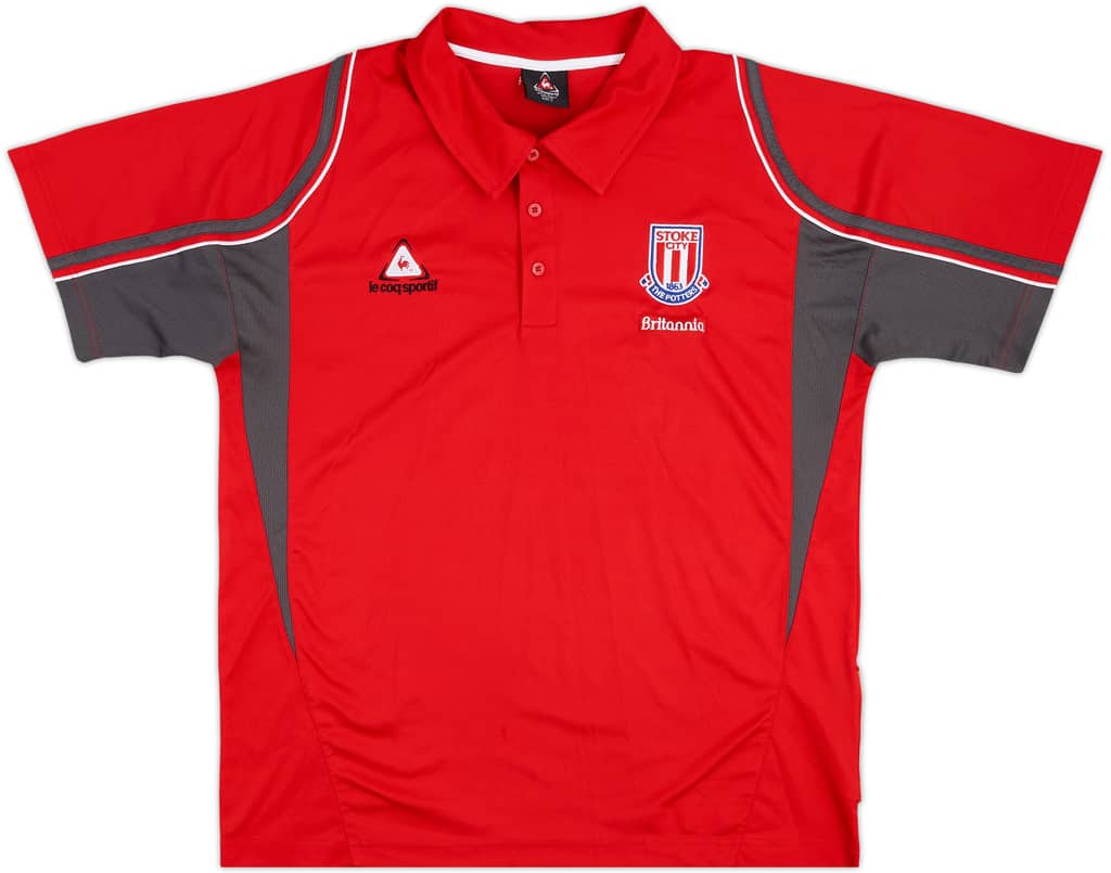 2007-08 Stoke City Le Coq Sportif Polo Shirt - 5/10 - (L)