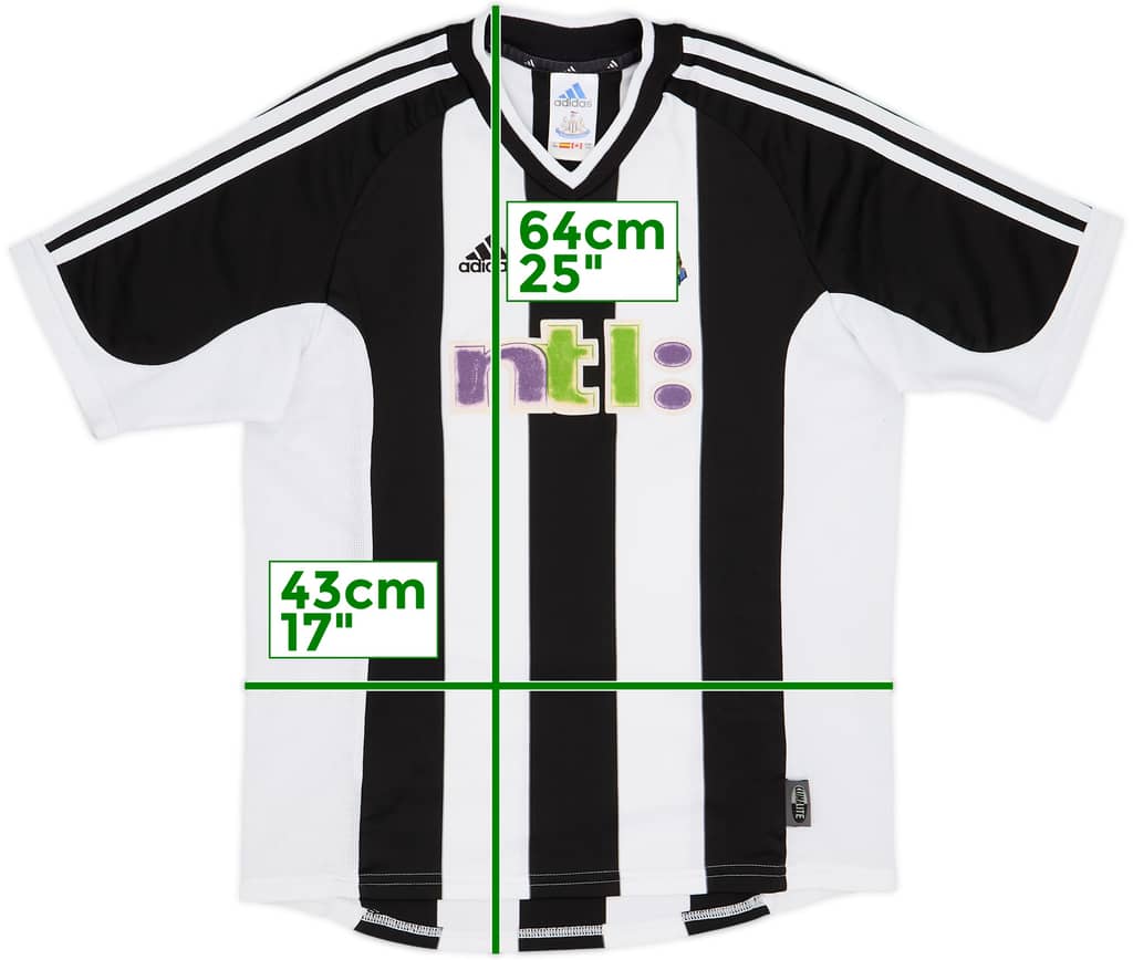2001-03 Newcastle Home Shirt - 6/10 - (Y)
