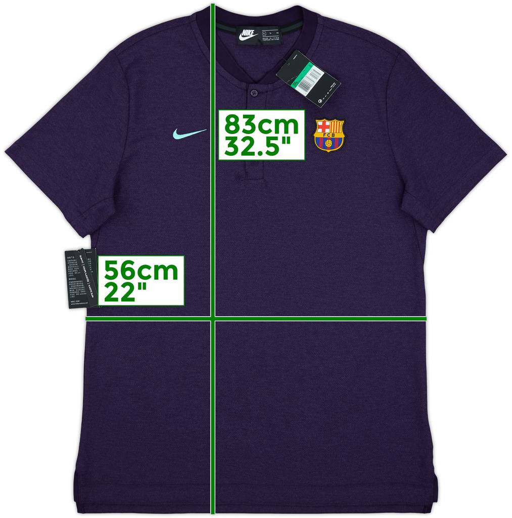 2018-19 Barcelona Nike Polo Shirt (XL)