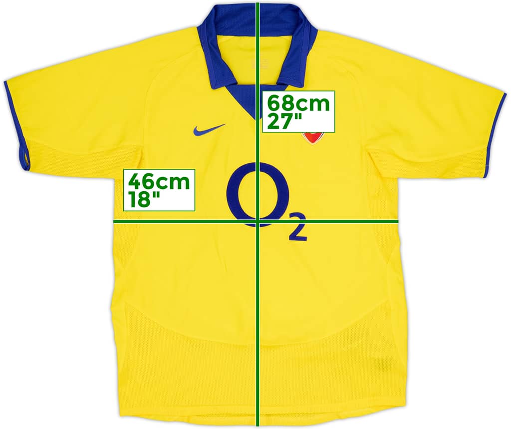 2003-05 Arsenal Away Shirt - 8/10 - (L.Boys)