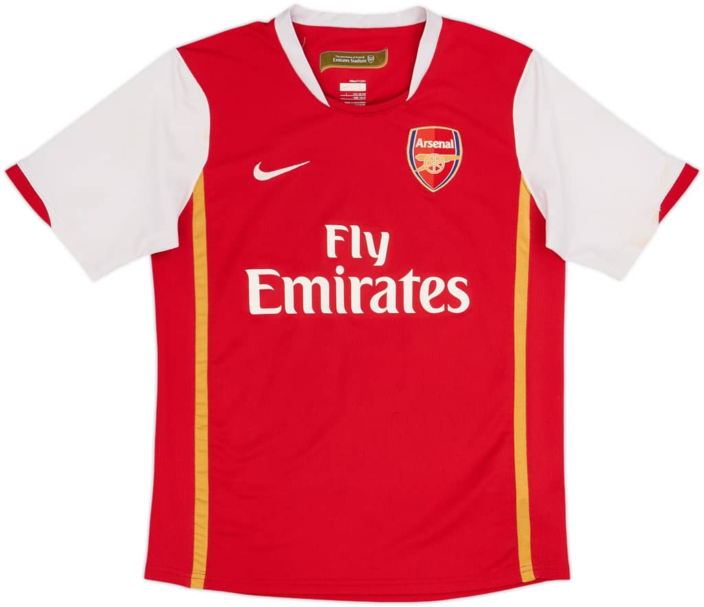 2006-08 Arsenal Home Shirt - 6/10 - (L.Boys)