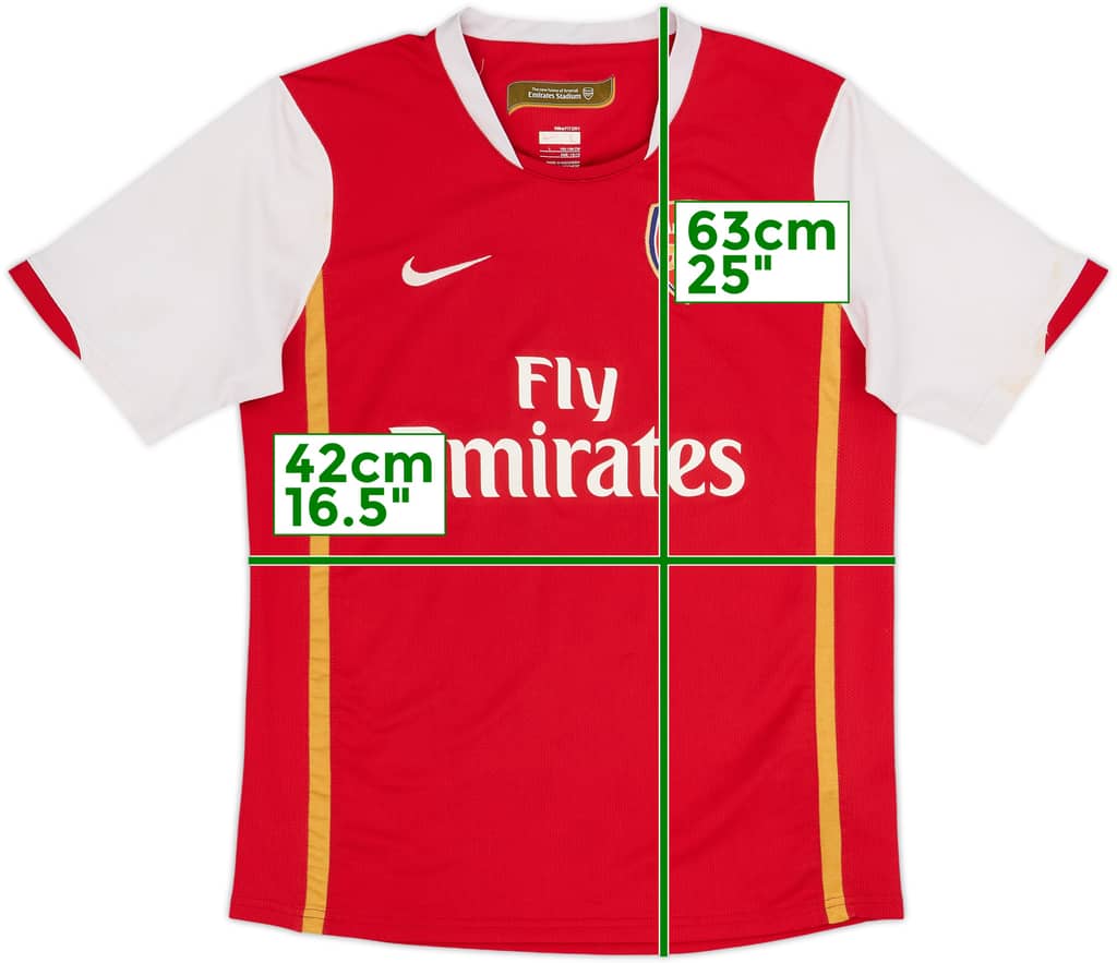 2006-08 Arsenal Home Shirt - 6/10 - (L.Boys)
