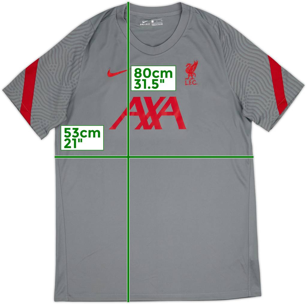 2020-21 Liverpool Nike Training Shirt - 8/10 - (L)