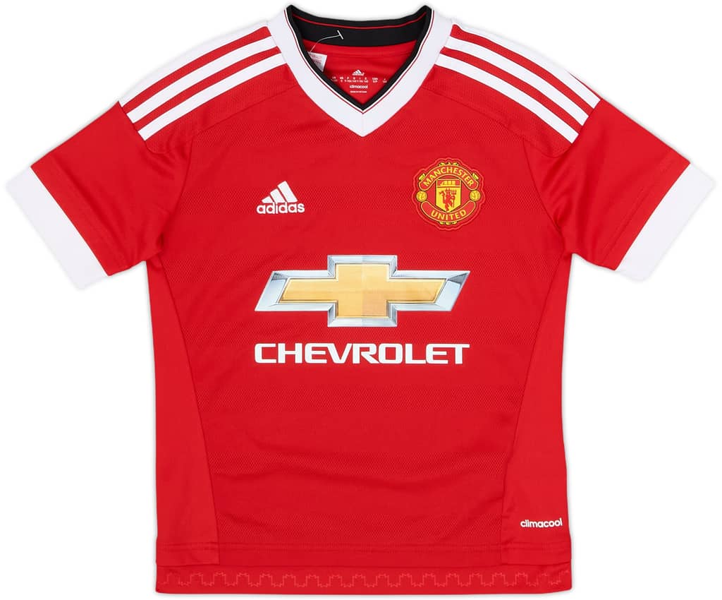 2015-16 Manchester United Home Shirt - 8/10 - (S.Boys)