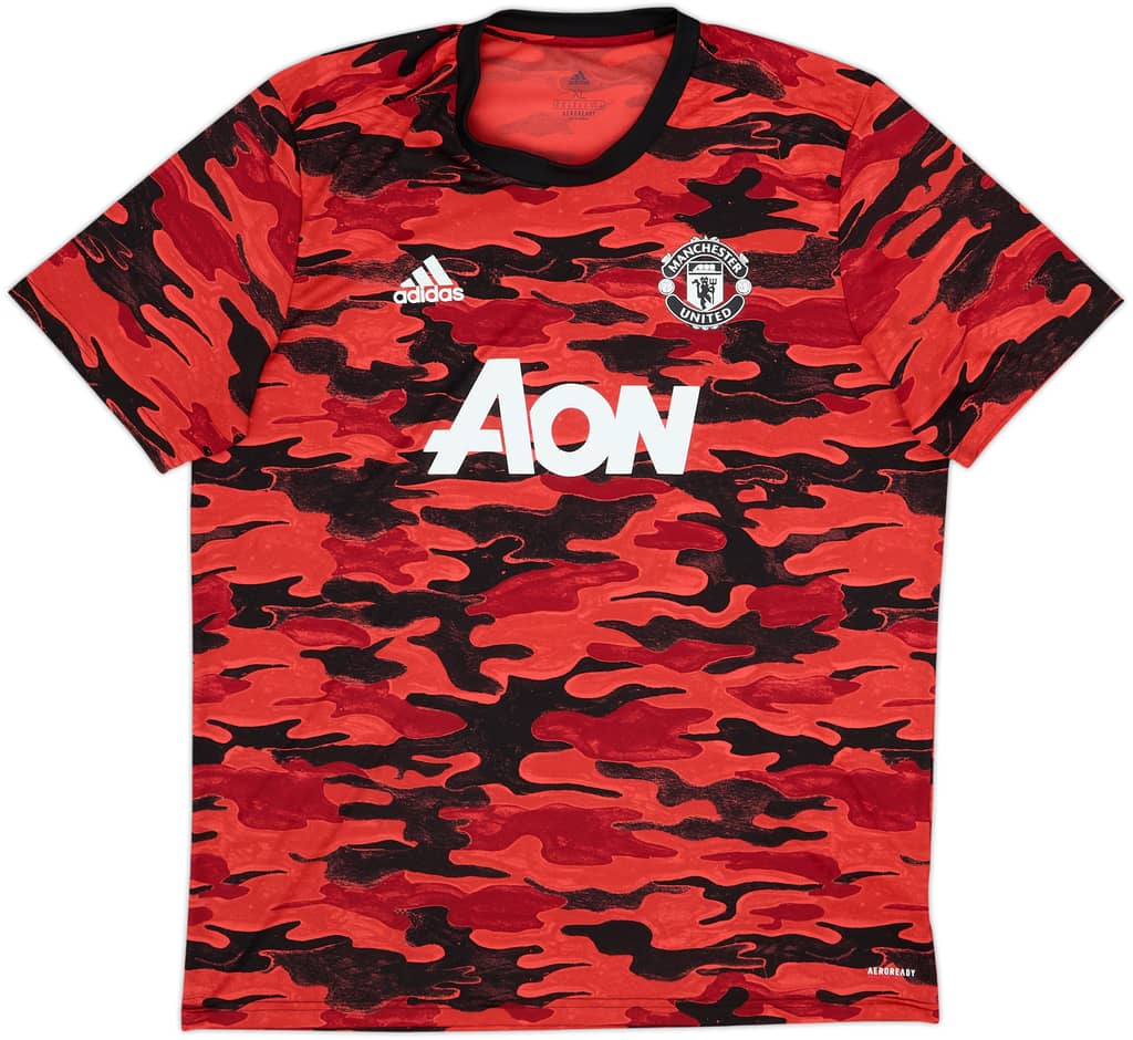 2020-21 Manchester United adidas Training Shirt - 6/10 - (XL)