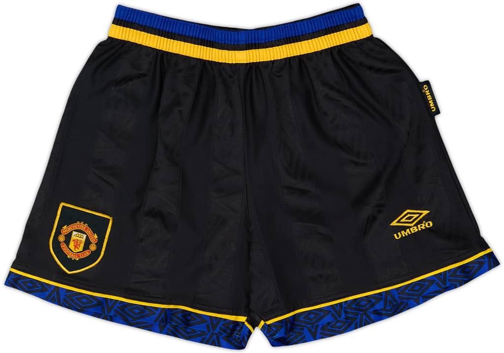 1993-95 Manchester United Pantalones cortos de visitante - 8/10 - (M)
