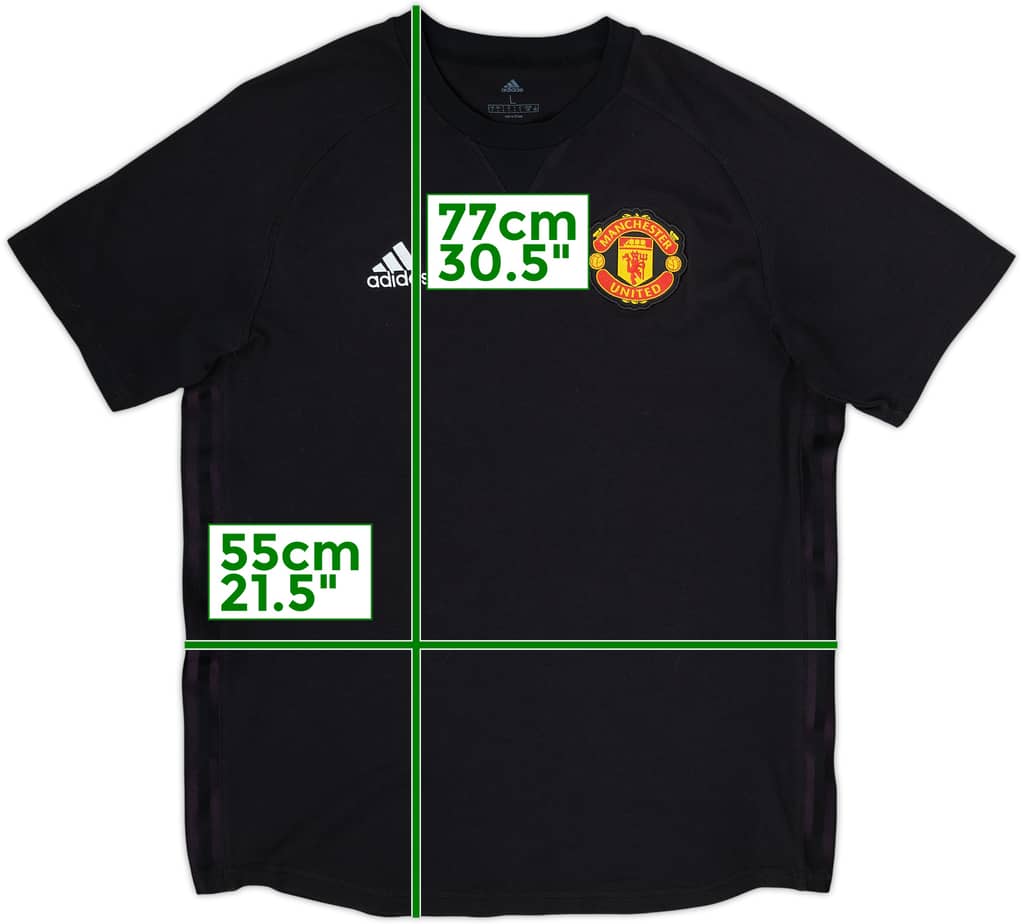2021-22 Manchester United adidas Training Shirt - 8/10 - (L)