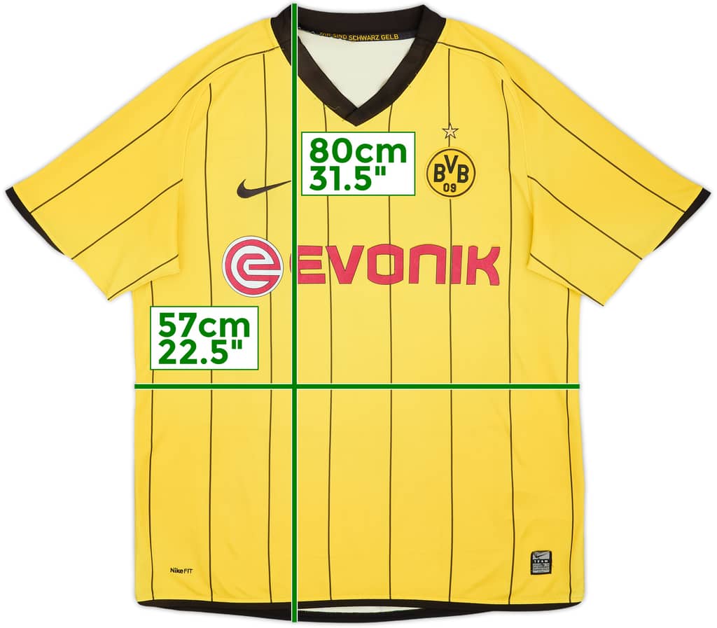 2008-09 Borussia Dortmund Camiseta Local - 5/10 - (XL)