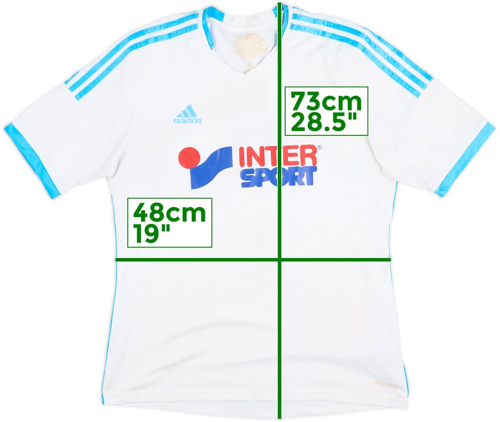 2013-14 Olympique Marseille Home Shirt - 5/10 - (M)