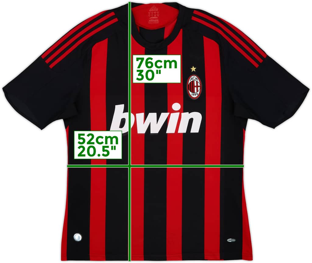 2008-09 AC Milan Home Shirt - 5/10 - (L)