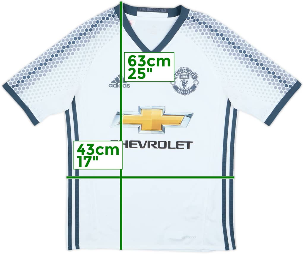 2016-17 Manchester United Third Shirt - 7/10 - (L.Boys)