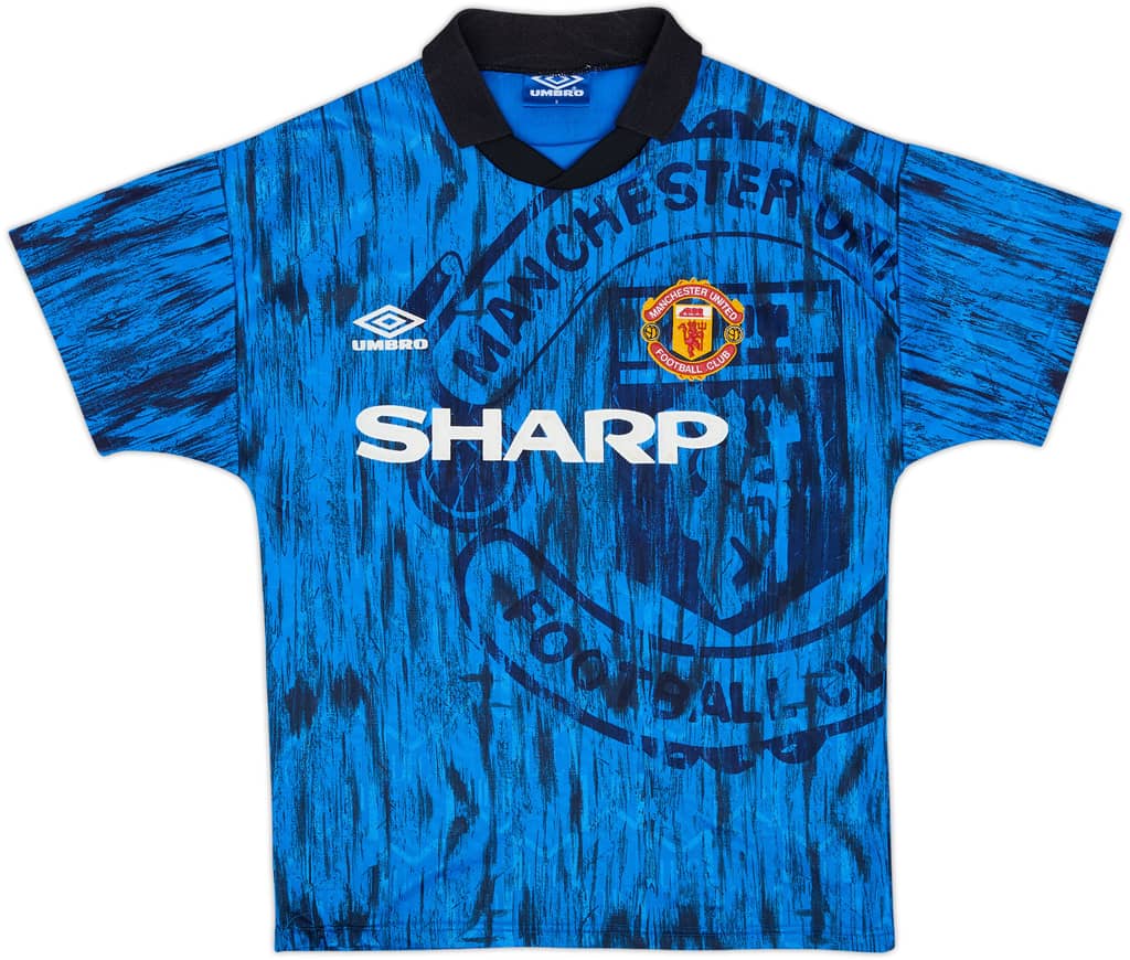 1992-93 Manchester United Away Shirt - 9/10 - (S)