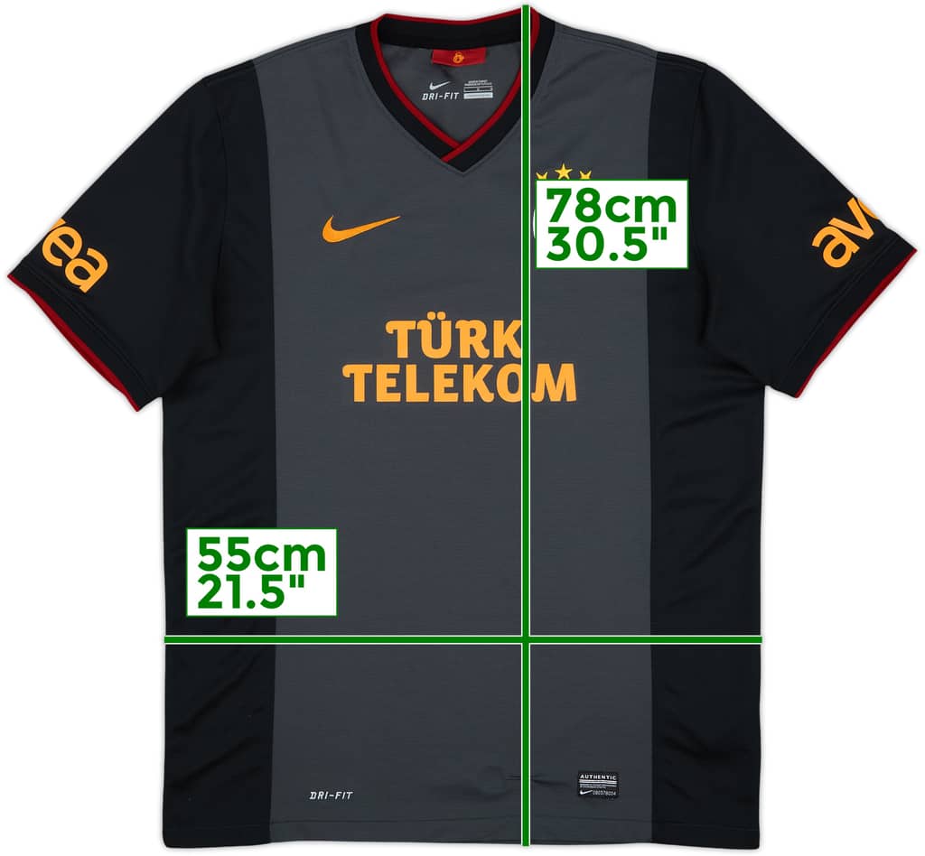 2013-14 Galatasaray Away Shirt - 10/10 - (L)