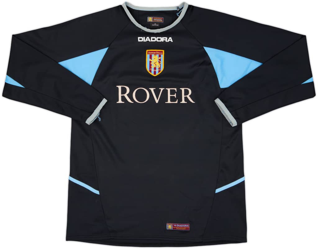 2003-04 Aston Villa GK Shirt - 6/10 - (XL.Boys)