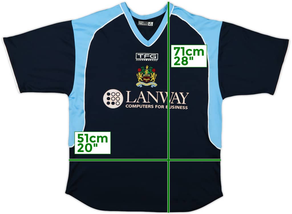 2002-03 Burnley Away Shirt - 8/10 - (M)