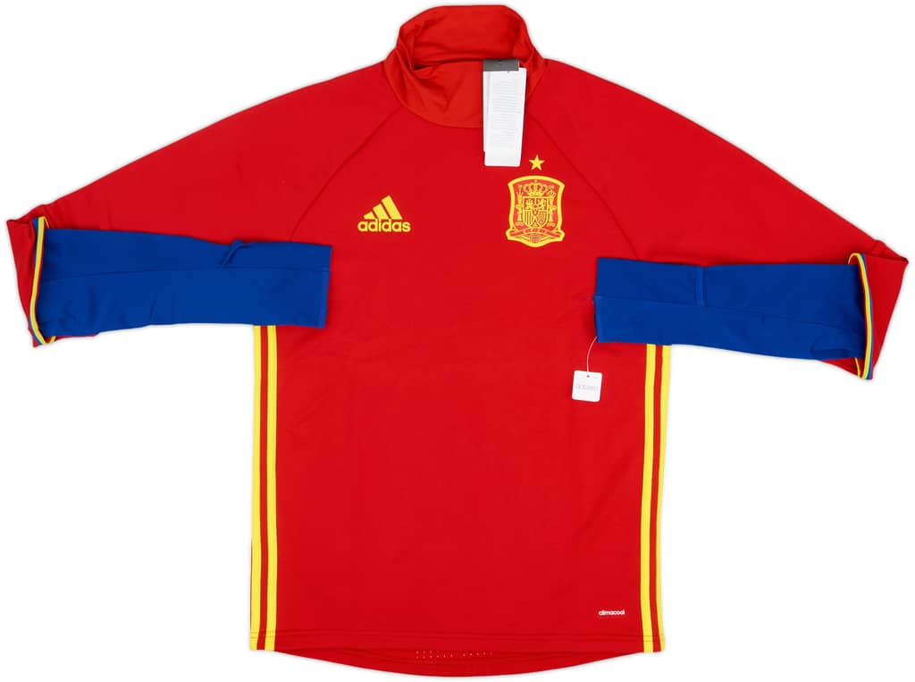 2015-16 Spain adidas Drill Top (S)