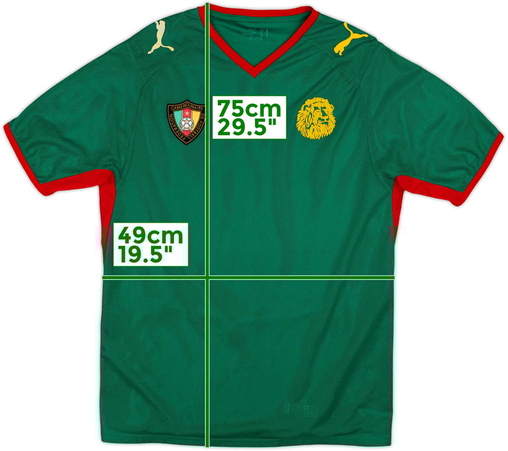 2008-09 Cameroon Home Shirt - 4/10 - (M)