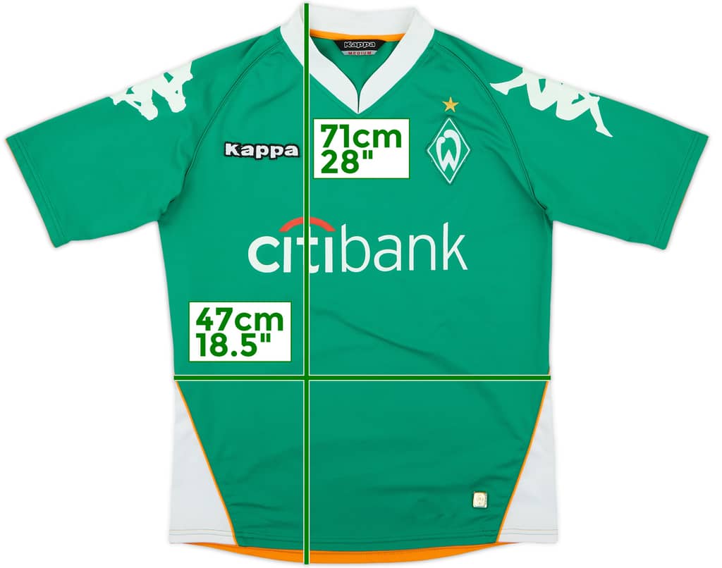 2007-08 Werder Bremen Home Shirt - 9/10 - (M)