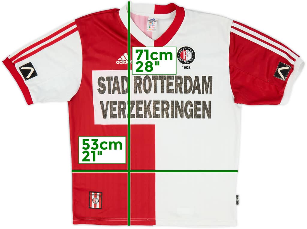 1999-00 Feyenoord Home Shirt - 6/10 - (M)