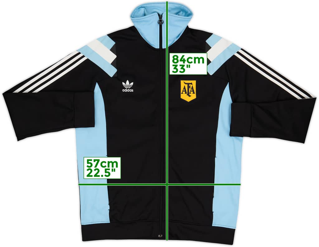 2013-15 Argentina adidas Originals World Cup Chaqueta de chándal - 10/10 - (XL)