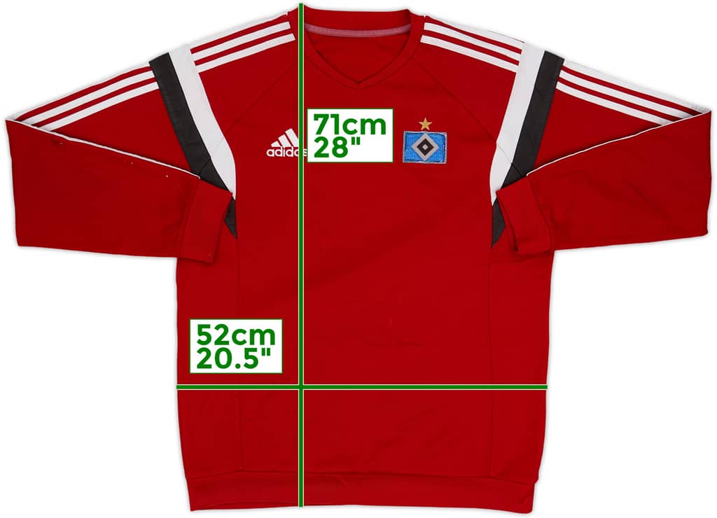 2014-15 Hamburg adidas Sweat Top - 6/10 - (L)