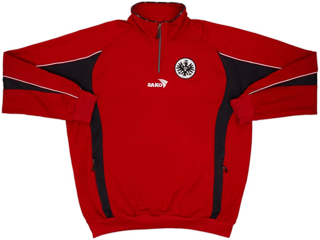 2005-06 Eintracht Frankfurt Jako 1/4 Zip Drill Top - 7/10 - (XXL)