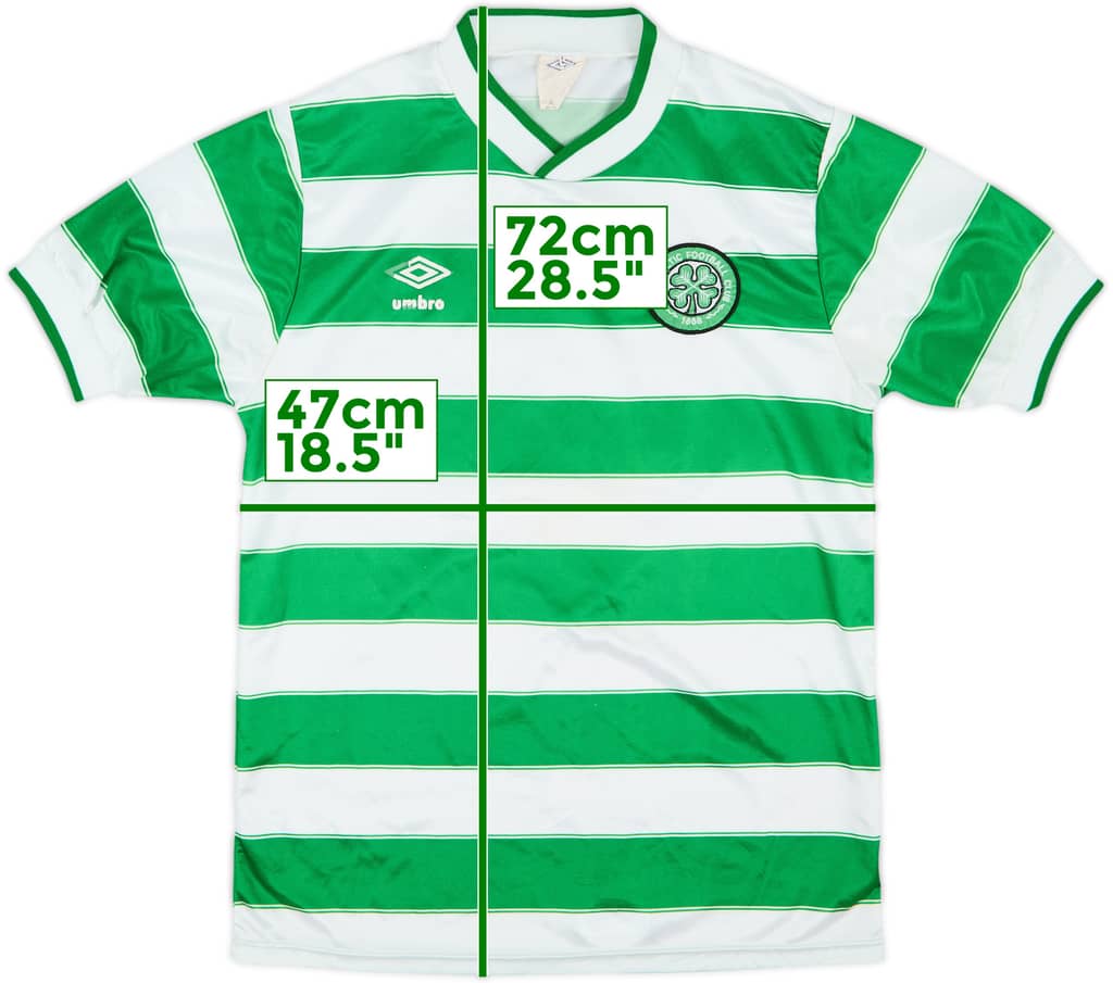 1985-87 Celtic Home Shirt - 5/10 - (M)